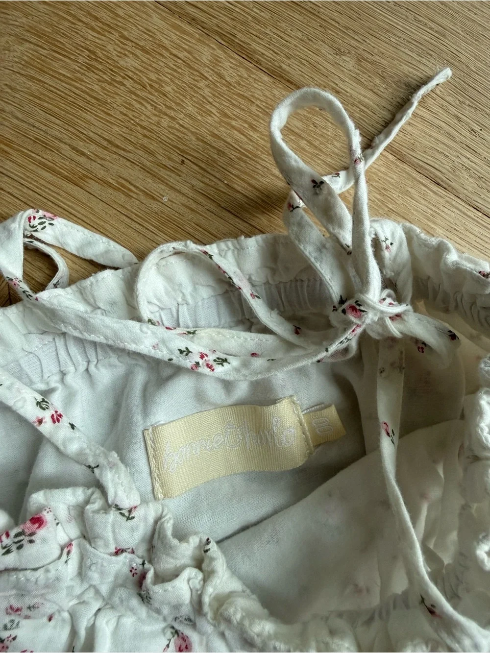 Baby Floral Swiss Dot Romper